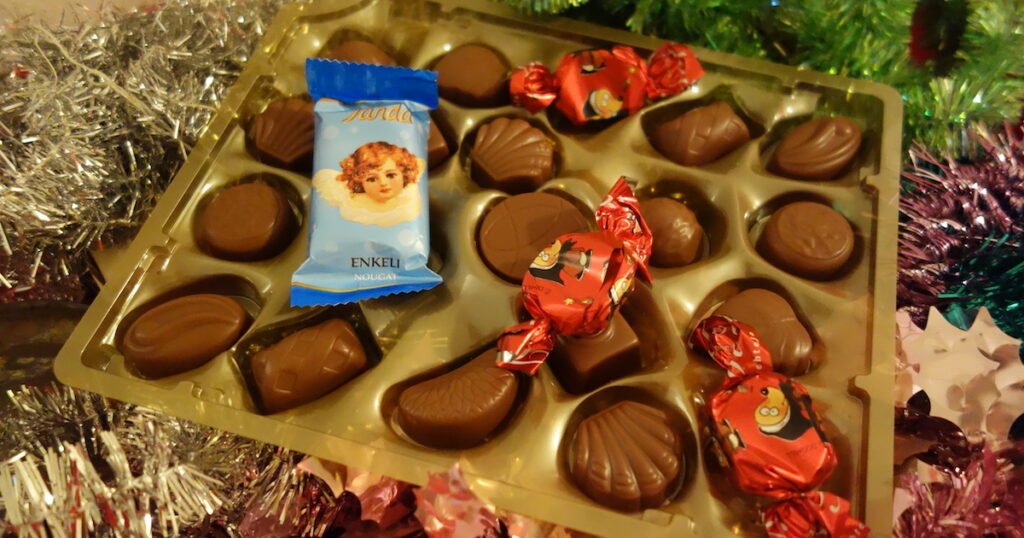 フィンランドのクリスマス時期のチョコレート